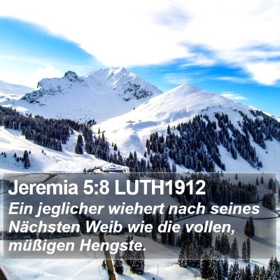 Jeremia 5:8 LUTH1912 Bible Verse Image