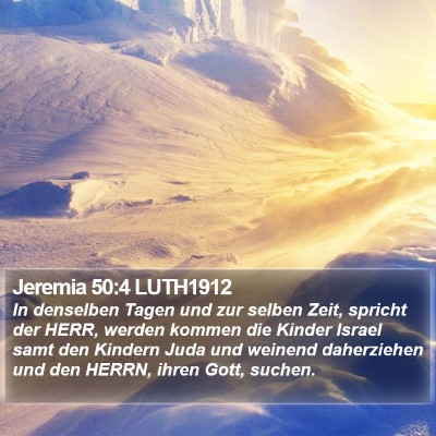 Jeremia 50:4 LUTH1912 Bible Verse Image