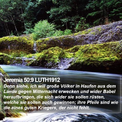 Jeremia 50:9 LUTH1912 Bible Verse Image