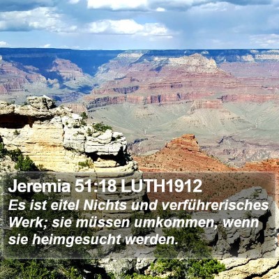 Jeremia 51:18 LUTH1912 Bible Verse Image