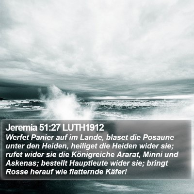 Jeremia 51:27 LUTH1912 Bible Verse Image