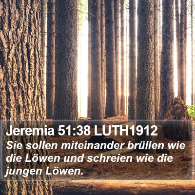 Jeremia 51:38 LUTH1912 Bible Verse Image