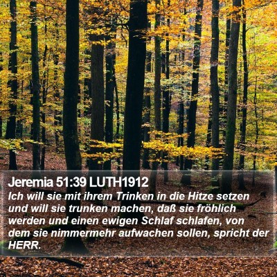 Jeremia 51:39 LUTH1912 Bible Verse Image