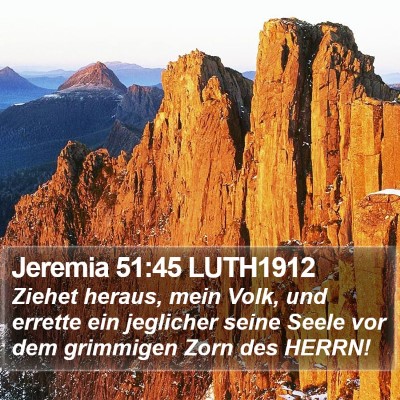 Jeremia 51:45 LUTH1912 Bible Verse Image