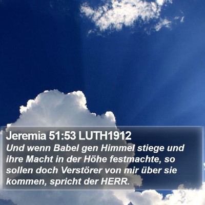 Jeremia 51:53 LUTH1912 Bible Verse Image