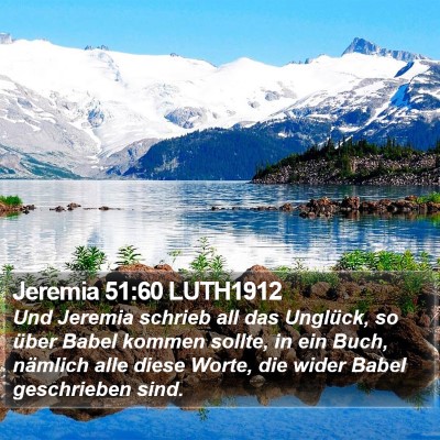 Jeremia 51:60 LUTH1912 Bible Verse Image