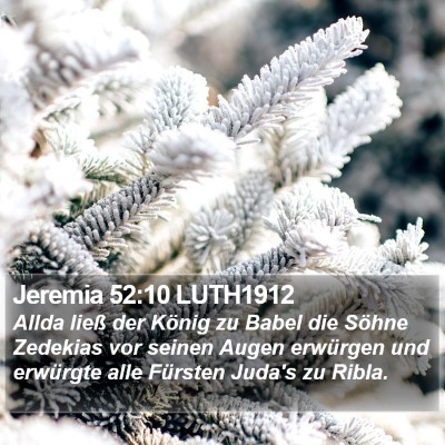 Jeremia 52:10 LUTH1912 Bible Verse Image