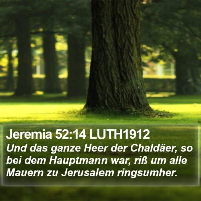 Jeremia 52:14 LUTH1912 Bible Verse Image