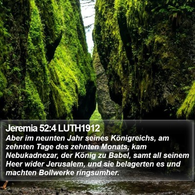Jeremia 52:4 LUTH1912 Bible Verse Image