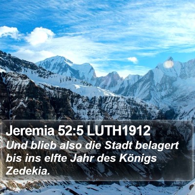Jeremia 52:5 LUTH1912 Bible Verse Image