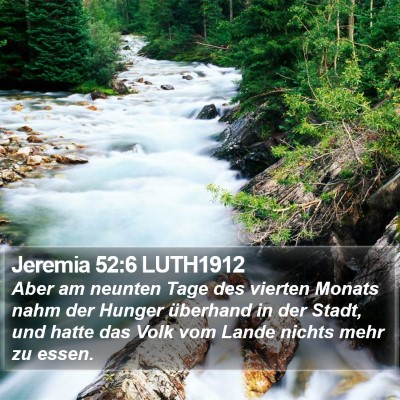 Jeremia 52:6 LUTH1912 Bible Verse Image