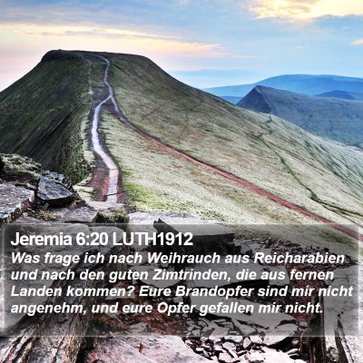 Jeremia 6:20 LUTH1912 Bible Verse Image