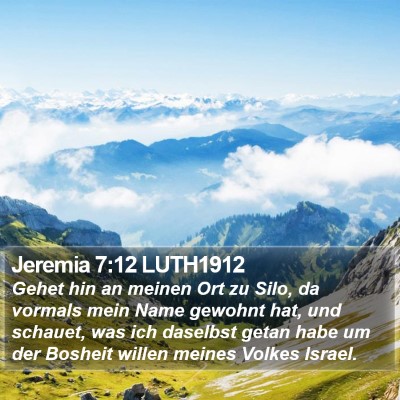 Jeremia 7:12 LUTH1912 Bible Verse Image