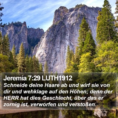 Jeremia 7:29 LUTH1912 Bible Verse Image