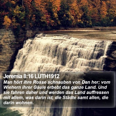 Jeremia 8:16 LUTH1912 Bible Verse Image