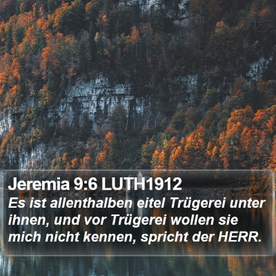 Jeremia 9:6 LUTH1912 Bible Verse Image