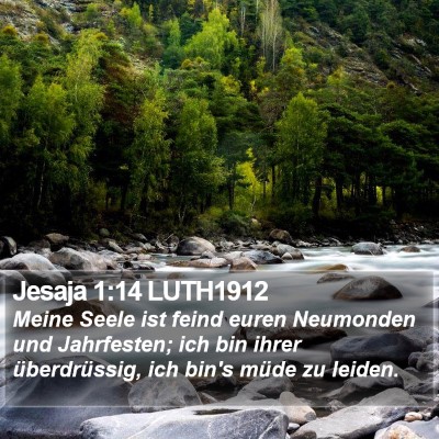 Jesaja 1:14 LUTH1912 Bible Verse Image