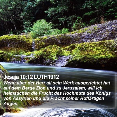 Jesaja 10:12 LUTH1912 Bible Verse Image