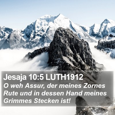 Jesaja 10:5 LUTH1912 Bible Verse Image