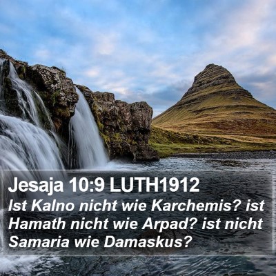Jesaja 10:9 LUTH1912 Bible Verse Image