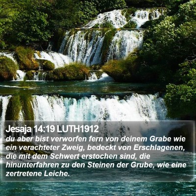 Jesaja 14:19 LUTH1912 Bible Verse Image