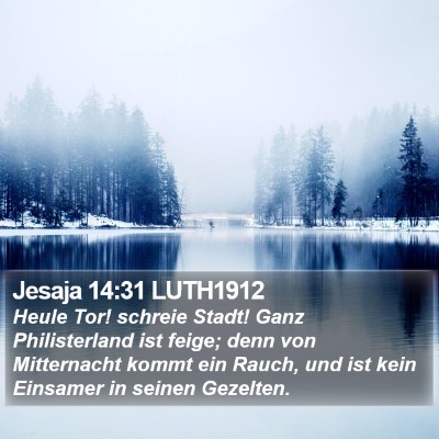 Jesaja 14:31 LUTH1912 Bible Verse Image
