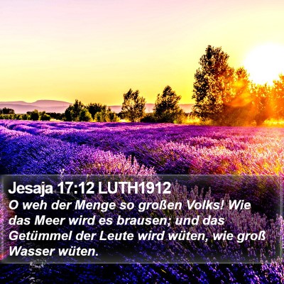 Jesaja 17:12 LUTH1912 Bible Verse Image