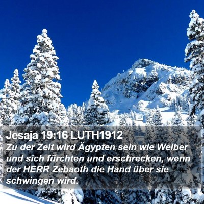 Jesaja 19:16 LUTH1912 Bible Verse Image