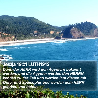 Jesaja 19:21 LUTH1912 Bible Verse Image
