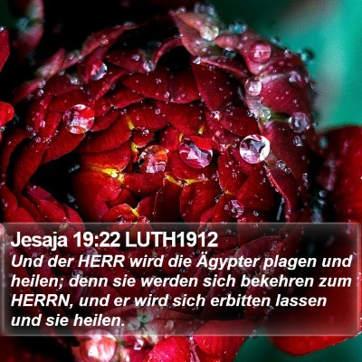 Jesaja 19:22 LUTH1912 Bible Verse Image