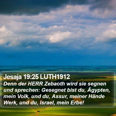 Jesaja 19:25 LUTH1912 Bible Verse Image