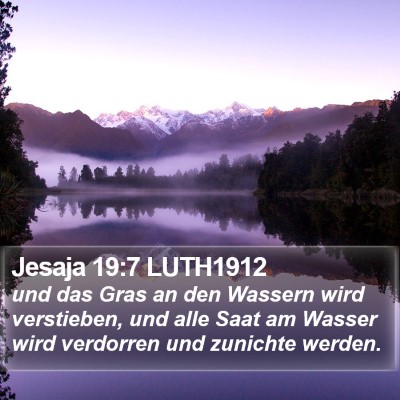 Jesaja 19:7 LUTH1912 Bible Verse Image