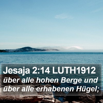Jesaja 2:14 LUTH1912 Bible Verse Image