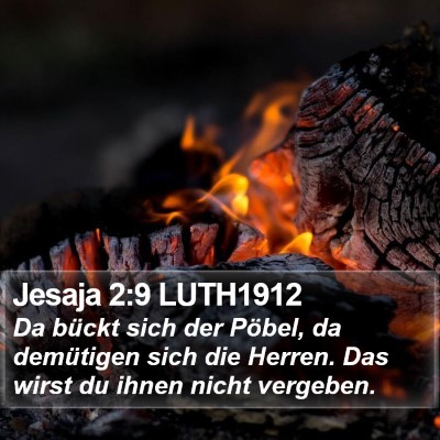 Jesaja 2:9 LUTH1912 Bible Verse Image