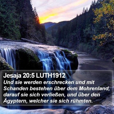 Jesaja 20:5 LUTH1912 Bible Verse Image