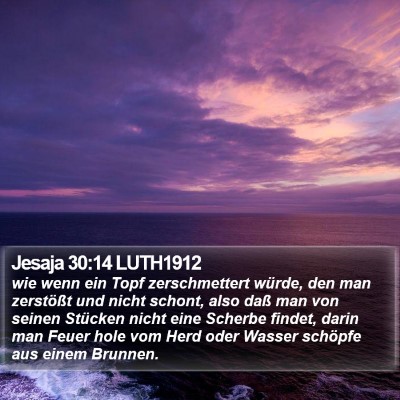 Jesaja 30:14 LUTH1912 Bible Verse Image