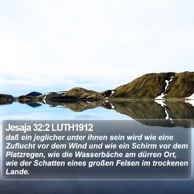 Jesaja 32:2 LUTH1912 Bible Verse Image