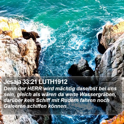 Jesaja 33:21 LUTH1912 Bible Verse Image