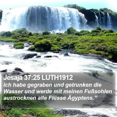 Jesaja 37:25 LUTH1912 Bible Verse Image