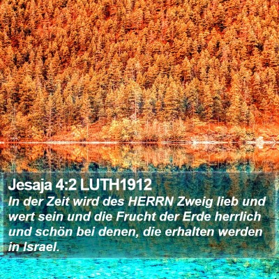 Jesaja 4:2 LUTH1912 Bible Verse Image