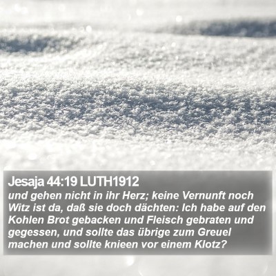 Jesaja 44:19 LUTH1912 Bible Verse Image