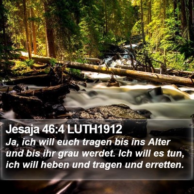 Jesaja 46:4 LUTH1912 Bible Verse Image