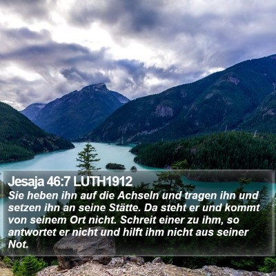 Jesaja 46:7 LUTH1912 Bible Verse Image