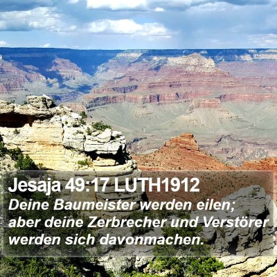 Jesaja 49:17 LUTH1912 Bible Verse Image