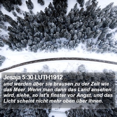Jesaja 5:30 LUTH1912 Bible Verse Image