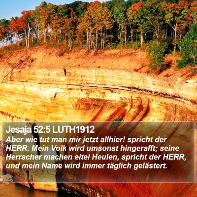 Jesaja 52:5 LUTH1912 Bible Verse Image