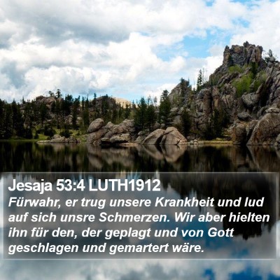 Jesaja 53:4 LUTH1912 Bible Verse Image