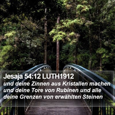 Jesaja 54:12 LUTH1912 Bible Verse Image