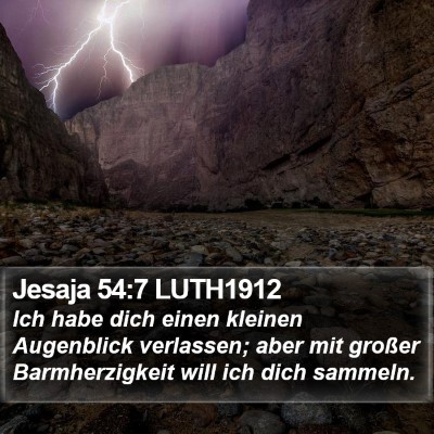 Jesaja 54:7 LUTH1912 Bible Verse Image