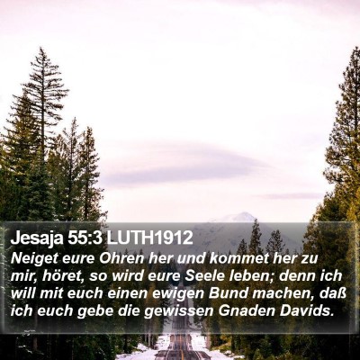 Jesaja 55:3 LUTH1912 Bible Verse Image